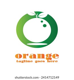 El logo naranja es único y sencillo