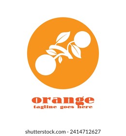 El logo naranja es único y sencillo