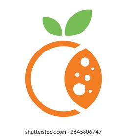 vetor de logotipo laranja tema dengan simples, inspirações de design de logotipo.