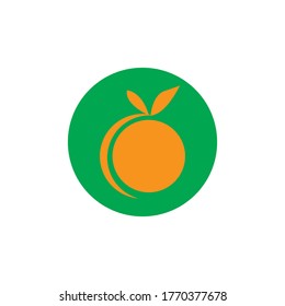 orange logo vector design ilustration