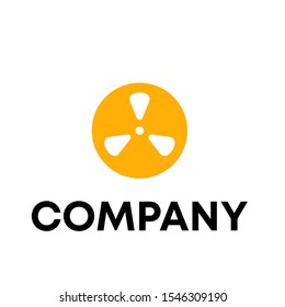 Orange logo vector sign template. lemon design simple