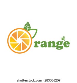 orange logo,Vector illustrations