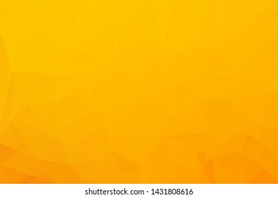 Orange Low poly crystal background. Polygon design pattern. environment green Low poly vector illustration, low polygon background.