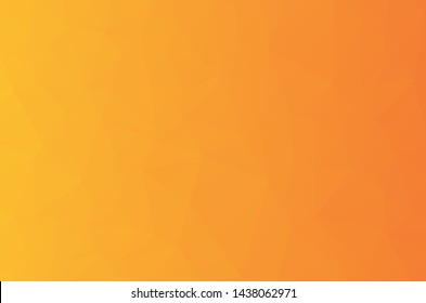 Orange Low poly crystal background. Polygon design pattern. orange Low poly vector illustration, low polygon background.