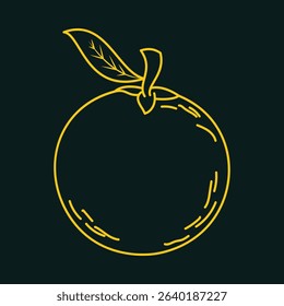 Orange luxury trendy applicable design delightful abstract vector illustration artwork.eps