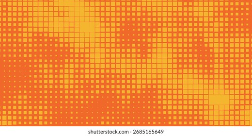 Laranja e magenta retro quadrinho pop art fundo com pontos, desenhos animados meio-tom de fundo vetor ilustração eps10	