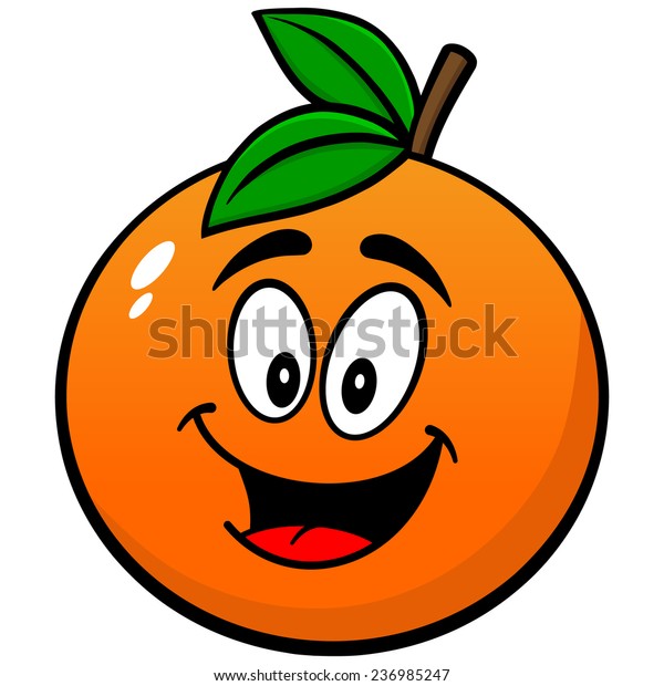 Orange Mascot Stock Vector (Royalty Free) 236985247 | Shutterstock