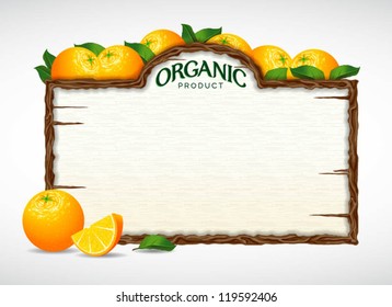 orange menu board