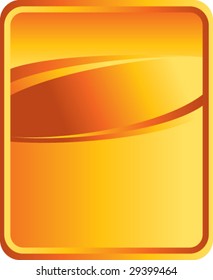 orange message board blank