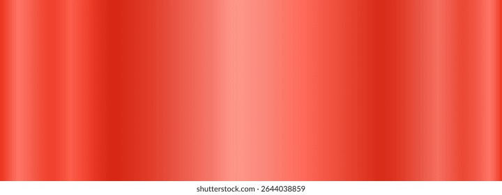 Orange metallic gradient with highlights. A pattern with a shiny metallic gradient. The texture of the smooth foil. Vector EPS 10.
