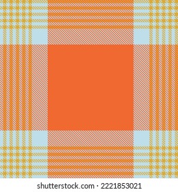 Orange Minimal Plaid textured seamless pattern for fashion textiles and graphics