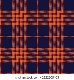 Orange Minimal Plaid textured seamless pattern for fashion textiles and graphics
