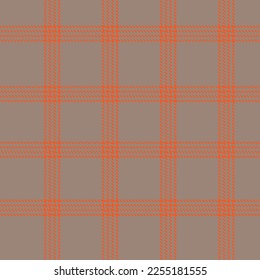 Orange Minimal Plaid textured seamless pattern for fashion textiles and graphics