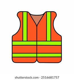 Orange mining and project worker vest 
