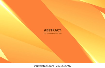 Orange modern abstract background with diagonal geometric shapes. Abstract vector illustration orange background.