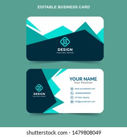 Orange Modern Business Card which can be used for business needs
