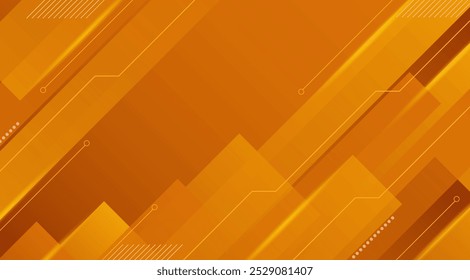 Fondo Abstractas geométrico de Tecnología digital moderna naranja. Para Anuncios y fondos de portada