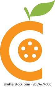 Orange Modern Vector Logo Design