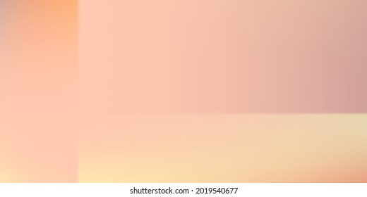 Orange Modern Yellow Original Background. Sunrise Empty Pastel Watercolor Colorful Blurred Texture. Pink Sunset Smooth Geometric Surface Backdrop. Blank Soft Purple Gradient Mesh Screens Illustration.