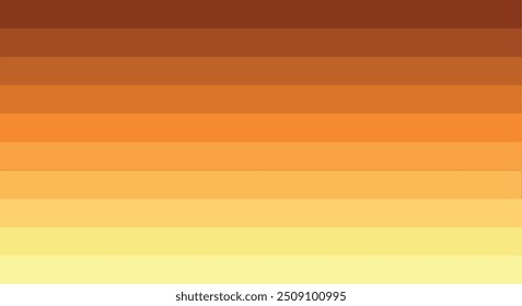 orange monochrome color horizontal stripes, combination with its elegance and depth. orange monochrome color vector illustration.