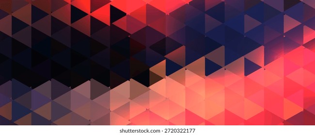 Fondo de píxeles de mosaico naranja con espacio de copia. Fondo de azulejo abstracto degradado. Fondo de rompecabezas artístico.