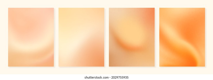 Orange motives  Set gradient backgrounds in yellow  orange colors  For covers  wallpapers  branding  advertisements   other projects  Vector can be enlarged to any size   used for printing 