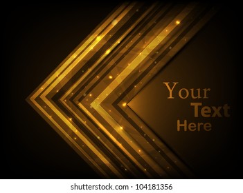 Tarjeta de neón naranja. Ilustración vectorial