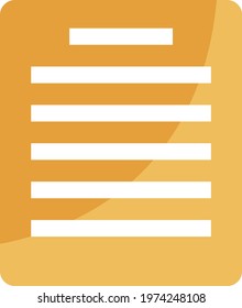 Portátil naranja, ilustración de icono, vector sobre fondo blanco