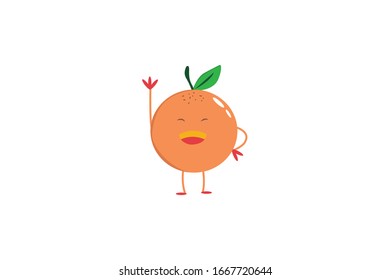 Orange Object Vector Fruit Illustration