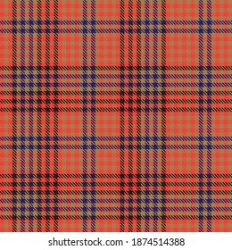 Orange Ombre Plaid textured seamless pattern suitable for fashion textiles and graphics