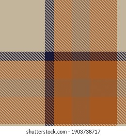 Orange Ombre Plaid textured seamless pattern suitable for fashion textiles and graphics