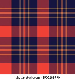 Orange Ombre Plaid textured seamless pattern suitable for fashion textiles and graphics
