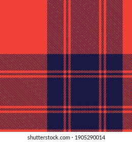 Orange Ombre Plaid textured seamless pattern suitable for fashion textiles and graphics