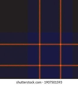 Orange Ombre Plaid textured seamless pattern suitable for fashion textiles and graphics