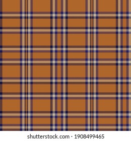 Orange Ombre Plaid textured seamless pattern suitable for fashion textiles and graphics
