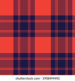 Orange Ombre Plaid textured seamless pattern suitable for fashion textiles and graphics
