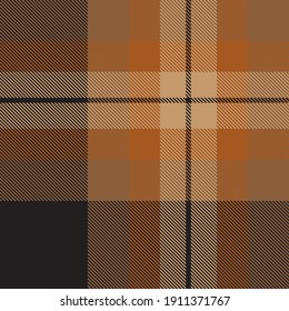 Orange Ombre Plaid textured seamless pattern suitable for fashion textiles and graphics