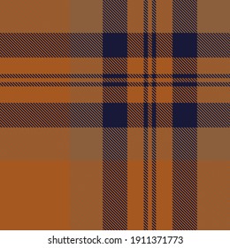 Orange Ombre Plaid textured seamless pattern suitable for fashion textiles and graphics