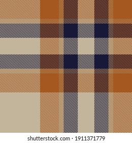 Orange Ombre Plaid textured seamless pattern suitable for fashion textiles and graphics