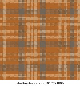 Orange Ombre Plaid textured seamless pattern suitable for fashion textiles and graphics