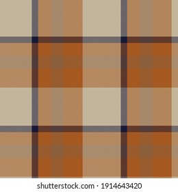 Orange Ombre Plaid textured seamless pattern suitable for fashion textiles and graphics