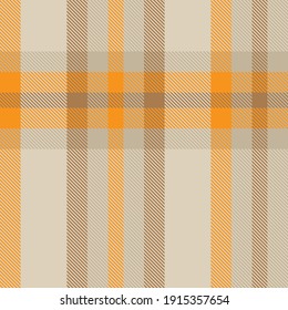 Orange Ombre Plaid textured seamless pattern suitable for fashion textiles and graphics