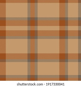 Orange Ombre Plaid textured seamless pattern suitable for fashion textiles and graphics