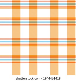 Orange Ombre Plaid textured seamless pattern suitable for fashion textiles and graphics
