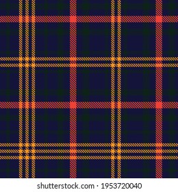 Orange Ombre Plaid textured seamless pattern suitable for fashion textiles and graphics