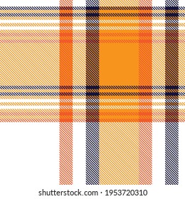 Orange Ombre Plaid textured seamless pattern suitable for fashion textiles and graphics