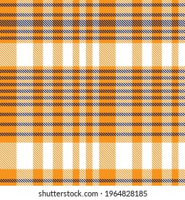 Orange Ombre Plaid textured seamless pattern suitable for fashion textiles and graphics