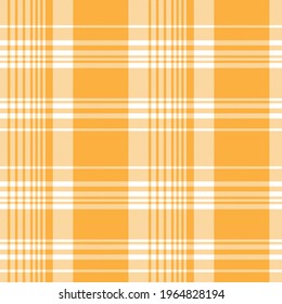 Orange Ombre Plaid textured seamless pattern suitable for fashion textiles and graphics