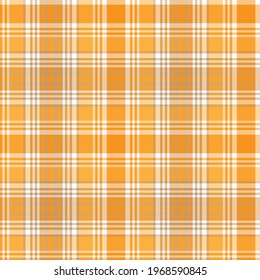 Orange Ombre Plaid textured seamless pattern suitable for fashion textiles and graphics