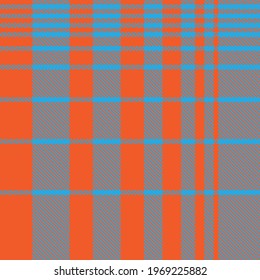 Orange Ombre Plaid textured seamless pattern suitable for fashion textiles and graphics